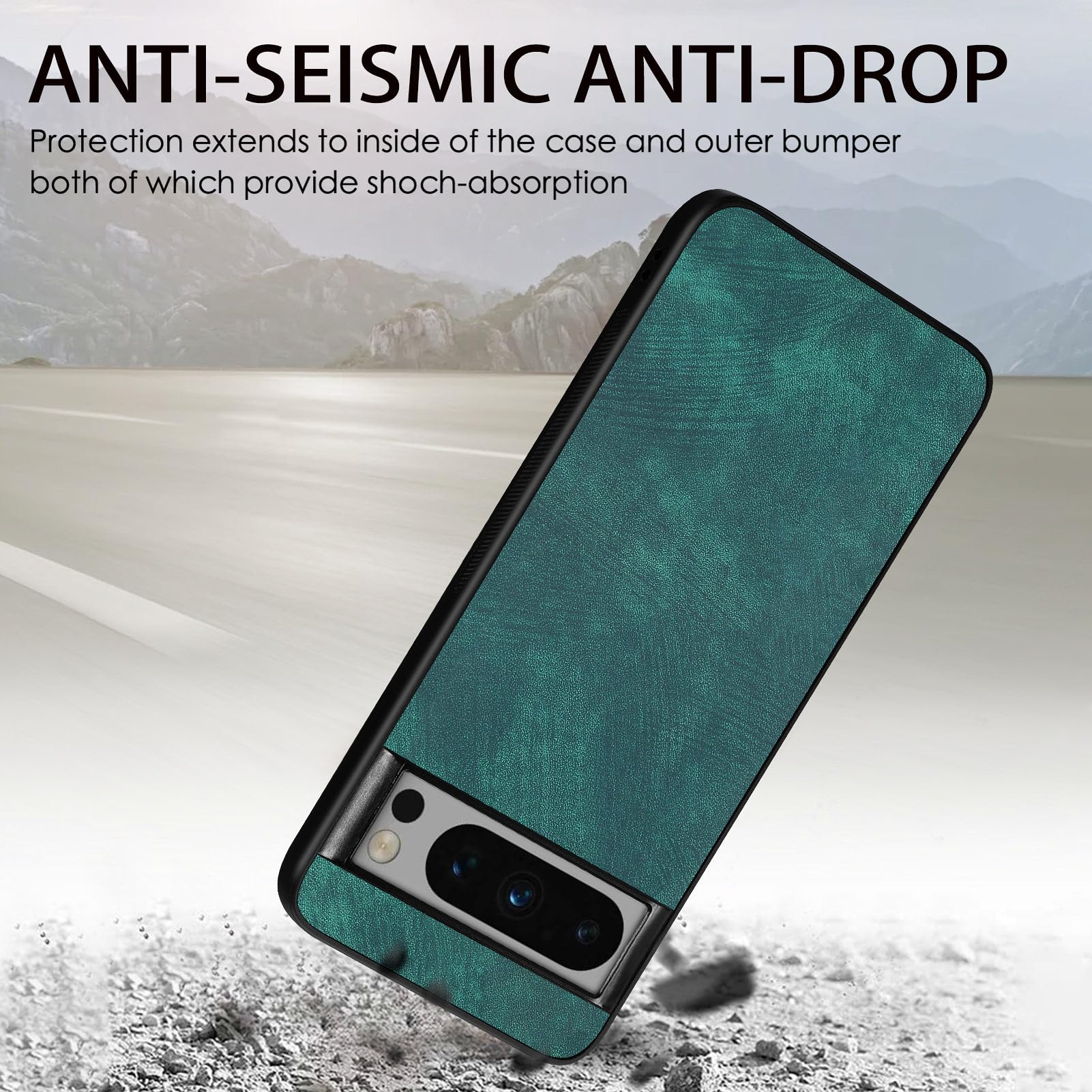 Google Pixel 6a グリーン ケース付き Google pixel 6a ケース 半透明 マット グリーン 緑 カバー